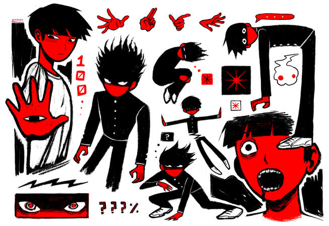 mob doodle page | commission
