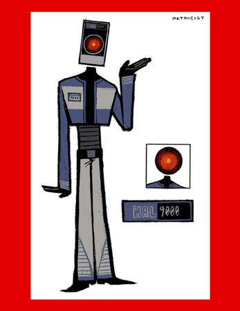 hal (space odyssey) gijinka