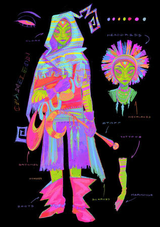 tropical wasteland: chameleon