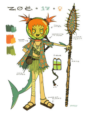 tropical wasteland: zoë