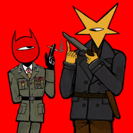 hans and aldo doodles