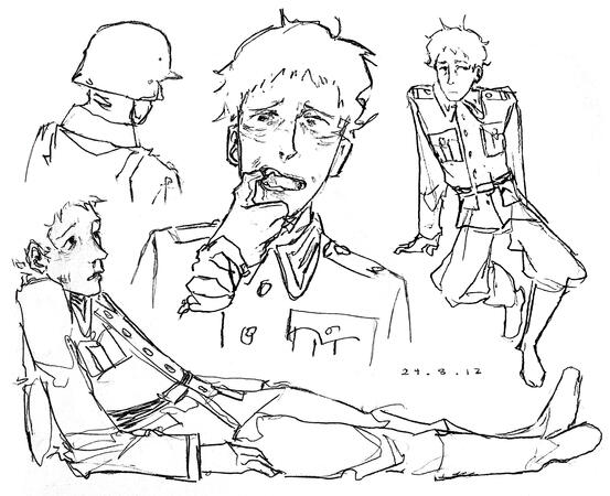 lugwig doodles | scanned traditional