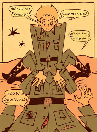 yaoi but it looks like an old comic