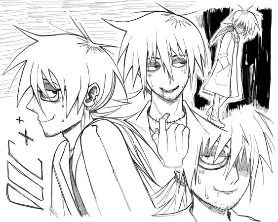 doc doodle page | mixed media HB pencil + digital