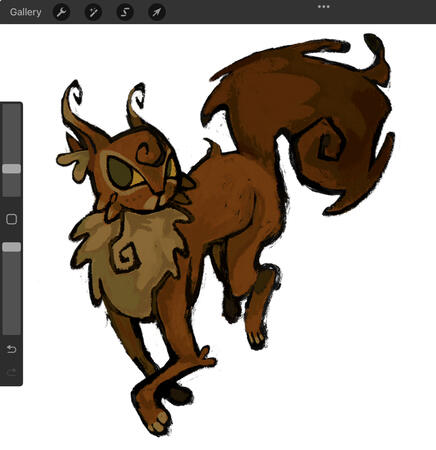 squirrelflight doodle (warriors)